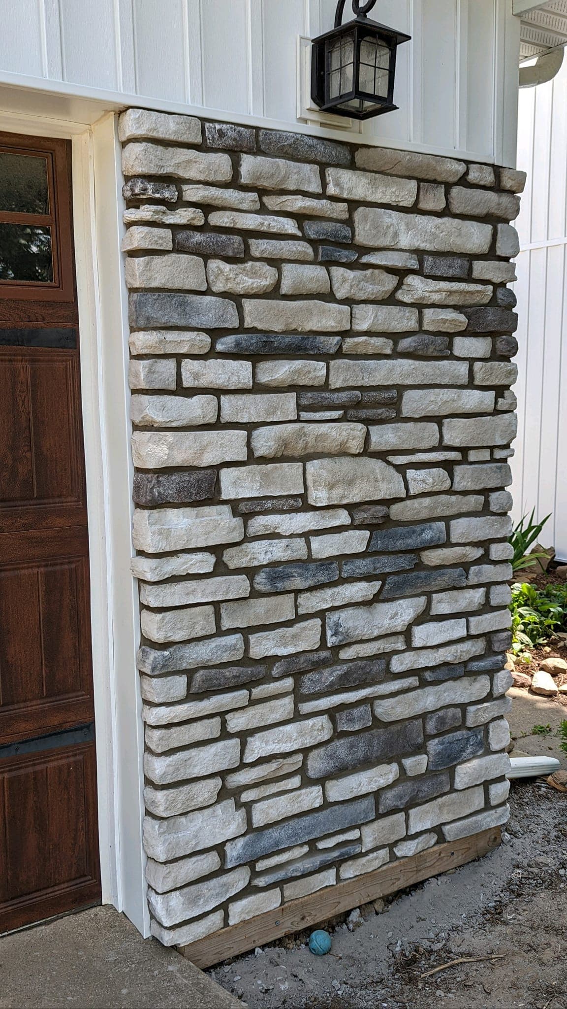 Stone masonry project in Erie PA by Randolph Masonry