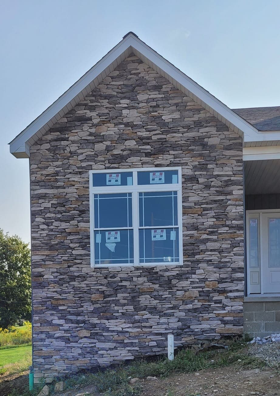 Residential stone masonry work in Erie PA by Randolph Masonry